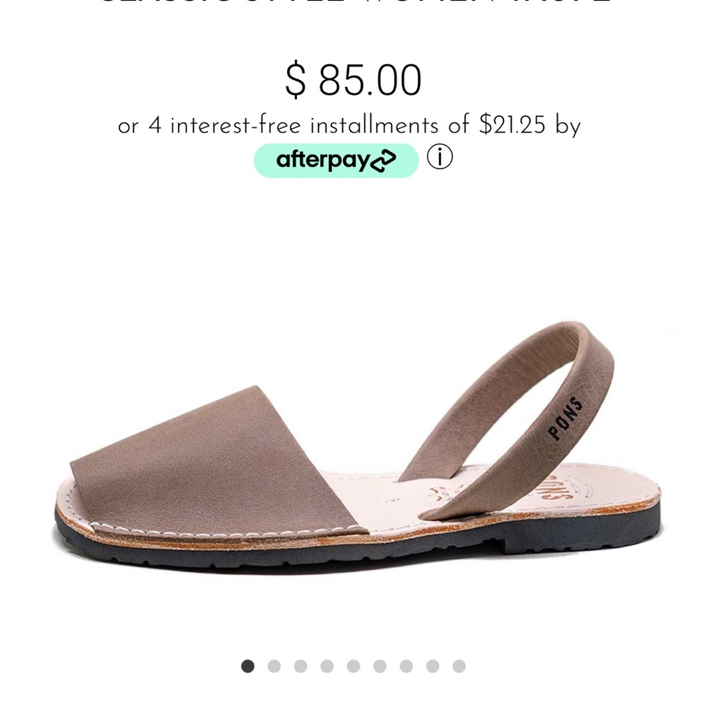 PONS Avarcas in taupe